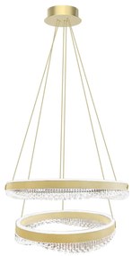 Závesné LED svietidlo Preciosa, 2x LED 85w, 4000k, g