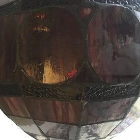 Tiffany svietidlo stropné RED Ø24
