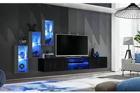 Obývacia Stena Switch Xxii Grafit/Čierna