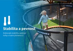 Marimex | Trampolína Marimex Premium 366 cm + vnútorná ochranná sieť + schodíky ZADARMO | 19000112
