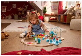 lupilu®  Drevená železničná súprava M (Montessori)  (100394864)
