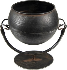 Květináč Inside Black 19*15*19 cm - 19*15*19 cm