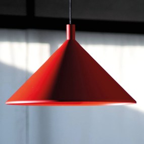 Martinelli Luce Cono závesná lampa červená Ø 30 cm