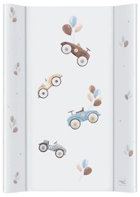 Podložka prebaľovacia 2-hranná s pevnou doskou (50x70) Comfort Retro Cars