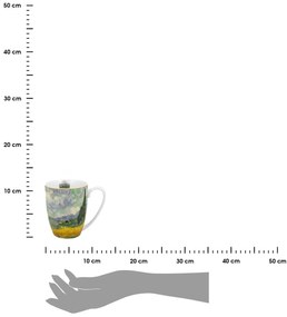 Porcelánový hrnček Van Gogh Wheat Field 350 ml sada 2ks