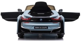 LEAN CARS ELEKTRICKÉ AUTÍČKO BMW i8 - NELAKOVANÉ - MODRÉ -  2x45W MOTOR - 1x12V4,5Ah - BATÉRIA - 2021