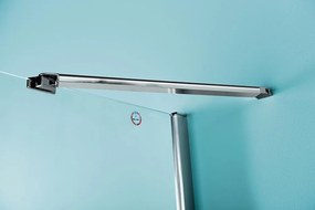 Polysan Polysan, ZOOM LINE sprchové dvere 1600mm, číre sklo, ZL1416