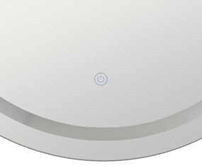 Nástenné zrkadlo s osvetlením 60x60 cm – Ixia