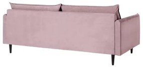 Zamatová pohovka v levanduľovej farbe 203 cm Juli – Ropez