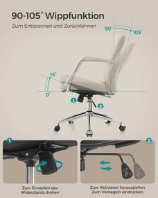 Kancelárska stolička OBG031W01