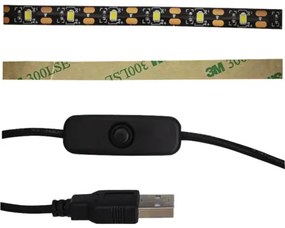 LED pásik pre TV 3,5W 220lm 6000K 1m+1m prívod s USB