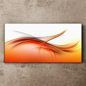 Obraz Canvas Abstrakcie oranžové vlny
