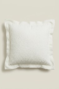 Obliečka na vankúš DREAMY BOUCLE krémová 40x40 cm + 5 cm