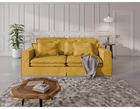 Žltá pohovka 236 cm Nora – Ropez