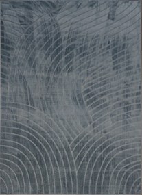 BE Koberec Kolekcia Zen Garden 2402 BLUE – modrý obdĺžnikový Rozmer: 160x220 cm