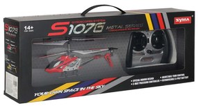 KIK RC vrtuľník Syma S107G Metal Series - hliníkový rám, gyroskop, červený, diaľkovo ovládaný