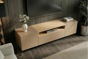 TV-skrinka 47809 Loft 160cm Sivá/Prírodná Dub Dyha - Komfort-nábytok