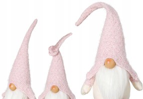 Vianočný škriatok 50 cm - ružový