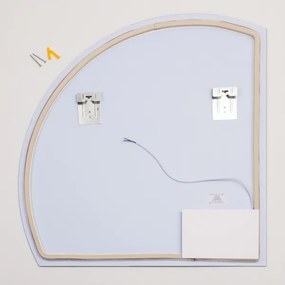 Brilagi - LED kúpeľňové zrkadlo QUARTIERE LED/25W/230V 70x75 IP44 CRI 90 stmievateľné +CCT