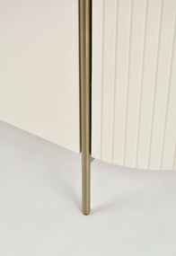 Komoda Štýlová 180 cm mramor/béžová
