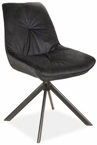 Stolička Boogie I Velvet Čierna