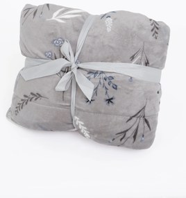 Baránková deka mikroplyš Exclusive 150 × 200 cm – Chloe sivá