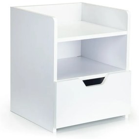ModernHOME Nočný stolík biely, WYJ-138