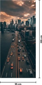 Fototapeta na dvere - Manhattan (95x205cm)