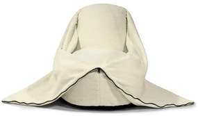 Svetlosivý detský sedací vak z textílie buklé Cocoon 100 – SLOWDOWN