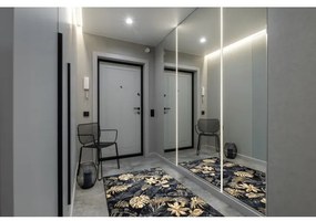 Protišmykový behúň MONSTERA Listy zlatý - Výpredaj