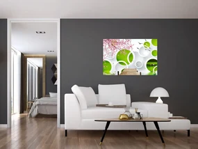 Obraz - Mólo nad jazerom (90x60 cm)