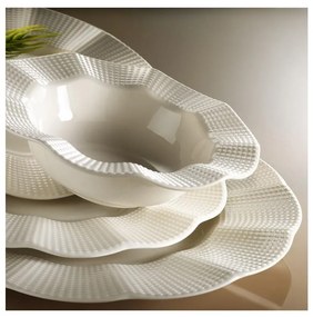 18-dielna jedálenská súprava, biela/porcelán