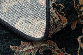 Vlnený kruhový koberec SUPERIOR LATICA Navy