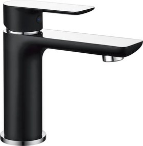 Mexen Alfa umývadlová batéria, čierna-chrómová, 745700-71