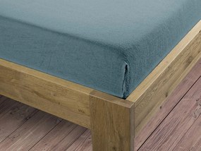 Bierbaum flanelová plachta Jeans - 80-100 x 200 cm