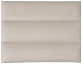 Čalúnený nástenný panel FRAME PAROS 15x60 cm Farba: Krémová