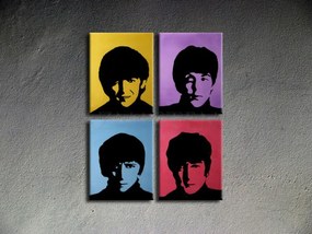 Ručne maľovaný POP Art obraz Beatles