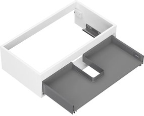 Mexen Box-A, závesná skrinka 80 cm, 1 zásuvka, biela matná, 91AX0-0800-235-1-01