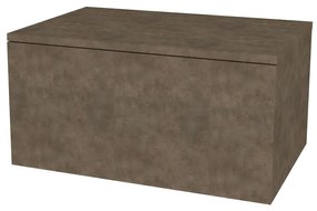 Mereo, Mereo Ponte, kúpeľňová skrinka 70 cm, Multidecor, Betón Chicago tmavosivý, MER-CN291BCS2