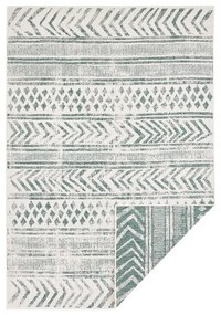 Zeleno-krémový vonkajší koberec NORTHRUGS Biri, 80 x 150 cm