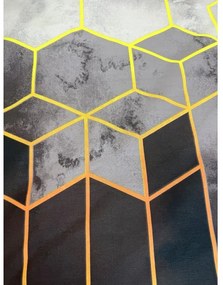 Obliečky Honey 140x200 / 70x90 – moderný geometrický vzor, 100 % bavlna deluxe