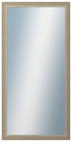 DANTIK - Zrkadlo v rámu, rozmer s rámom 50x100 cm z lišty LYON strieborná (2704)