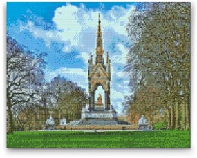 Gario Diamantové maľovanie Hyde Park, Londýn Rozmery: 50 x 40 cm, Rámovanie: S vnútorným rámom, Diamanty: Okrúhle