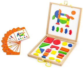 Magnetické puzzle v kufríku Viga 59687 42 ks