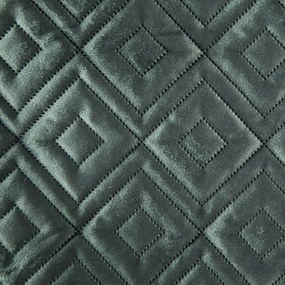 Dekorstudio Zamatový prehoz na posteľ NHA-04 v tmavomätovej farbe 220x240cm