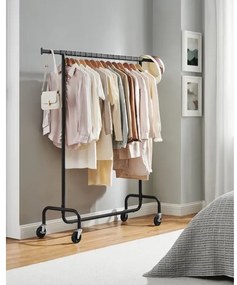 Mobilný stojanový vešiak LINEA čierny