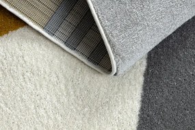 Koberec FUSION 1327 biely / tmavosivý