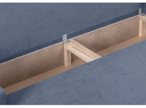 Rozkládací pohovka DELLA Tmavomodrá