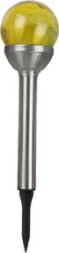 Grundig Záhradné solárne svetlo Farebná guľa, žltá Množstvo: 1 ks