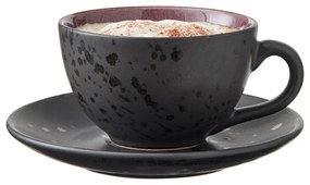 Čierne šálky z kameniny v súprave 4 ks 240 ml Black/Mix – Bitz